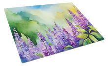 Load image into Gallery viewer, Idaho Syringa in Watercolor Glass Cutting Boards – Durable, Decorative Kitchen Art Large