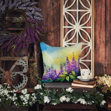 Load image into Gallery viewer, Idaho Syringa in Watercolor Throw Pillow