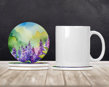 Load image into Gallery viewer, Idaho Syringa in Watercolor Large Sandstone Coasters Pack of 4