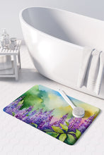 Load image into Gallery viewer, Idaho Syringa in Watercolor Memory Foam Kitchen Mat