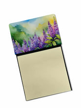 Load image into Gallery viewer, Idaho Syringa in Watercolor Sticky Note Holder- Refiilable Desk Accessory Note Pad
