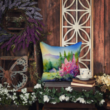 Load image into Gallery viewer, Idaho Syringa in Watercolor Throw Pillow