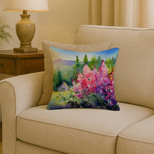 Load image into Gallery viewer, Idaho Syringa in Watercolor Throw Pillow