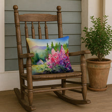 Load image into Gallery viewer, Idaho Syringa in Watercolor Throw Pillow