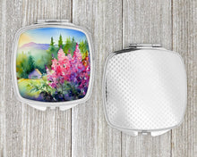 Load image into Gallery viewer, Idaho Syringa in Watercolor Compact Mirror