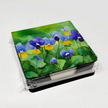 Load image into Gallery viewer, Illinois Violet in Watercolor PU Leather Note Paper Holder