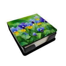 Load image into Gallery viewer, Illinois Violet in Watercolor PU Leather Note Paper Holder