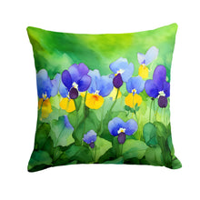 Load image into Gallery viewer, Illinois Violet in Watercolor Throw Pillow