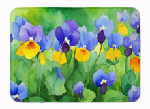 Load image into Gallery viewer, Illinois Violet in Watercolor Memory Foam Kitchen Mat