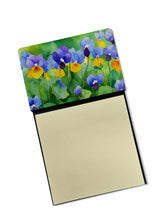 Load image into Gallery viewer, Illinois Violet in Watercolor Sticky Note Holder- Refiilable Desk Accessory Note Pad