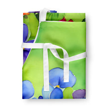 Load image into Gallery viewer, Illinois Violet in Watercolor Apron – Artist-Designed Kitchen, BBQ &amp; Craft Apron