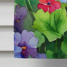 Load image into Gallery viewer, Illinois Violet in Watercolor House Flag