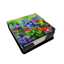 Load image into Gallery viewer, Illinois Violet in Watercolor PU Leather Note Paper Holder