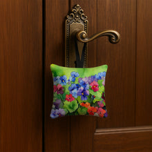 Load image into Gallery viewer, Illinois Violet in Watercolor Hanging Square Fabric Ornament 3.5 × 3.5