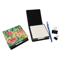 Load image into Gallery viewer, Indiana Peonies in Watercolor PU Leather Note Paper Holder