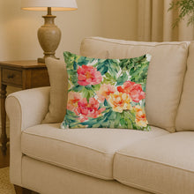 Load image into Gallery viewer, Indiana Peonies in Watercolor Throw Pillow