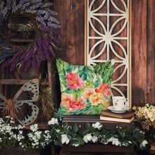 Load image into Gallery viewer, Indiana Peonies in Watercolor Throw Pillow