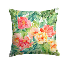 Load image into Gallery viewer, Indiana Peonies in Watercolor Throw Pillow