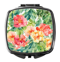 Load image into Gallery viewer, Indiana Peonies in Watercolor Compact Mirror