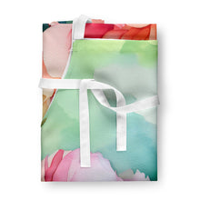 Load image into Gallery viewer, Indiana Peonies in Watercolor Apron – Artist-Designed Kitchen, BBQ &amp; Craft Apron