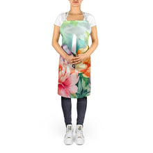 Load image into Gallery viewer, Indiana Peonies in Watercolor Apron – Artist-Designed Kitchen, BBQ &amp; Craft Apron