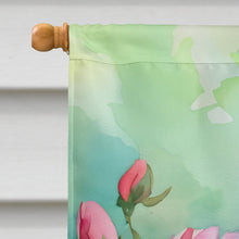 Load image into Gallery viewer, Indiana Peonies in Watercolor House Flag