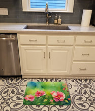 Load image into Gallery viewer, Iowa Wild Prairie Roses in Watercolor Memory Foam Kitchen Mat