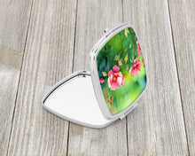 Load image into Gallery viewer, Iowa Wild Prairie Roses in Watercolor Compact Mirror
