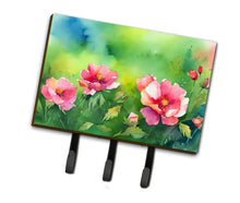 Load image into Gallery viewer, Iowa Wild Prairie Roses in Watercolor Leash or Key Holder