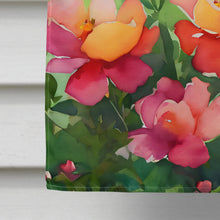 Load image into Gallery viewer, Iowa Wild Prairie Roses in Watercolor House Flag