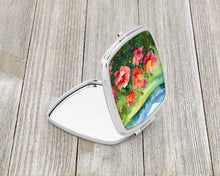 Load image into Gallery viewer, Iowa Wild Prairie Roses in Watercolor Compact Mirror