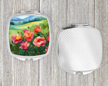 Load image into Gallery viewer, Iowa Wild Prairie Roses in Watercolor Compact Mirror