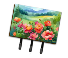 Load image into Gallery viewer, Iowa Wild Prairie Roses in Watercolor Leash or Key Holder