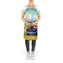 Load image into Gallery viewer, Kansas Sunflowers in Watercolor Apron – Artist-Designed Kitchen, BBQ &amp; Craft Apron