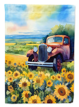 Load image into Gallery viewer, Kansas Sunflowers in Watercolor House Flag