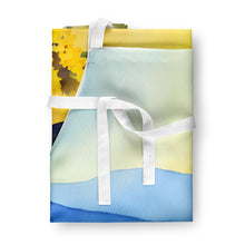 Load image into Gallery viewer, Kentucky Goldenrod in Watercolor Apron – Artist-Designed Kitchen, BBQ &amp; Craft Apron