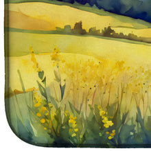 Load image into Gallery viewer, Kentucky Goldenrod in Watercolor Dish Drying Mat