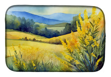 Load image into Gallery viewer, Kentucky Goldenrod in Watercolor Dish Drying Mat