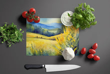 Load image into Gallery viewer, Kentucky Goldenrod in Watercolor Glass Cutting Boards – Durable, Decorative Kitchen Art Large