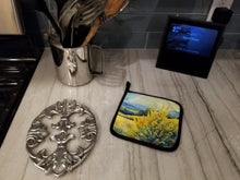 Load image into Gallery viewer, Kentucky Goldenrod in Watercolor Pair of Pot Holders
