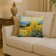 Load image into Gallery viewer, Kentucky Goldenrod in Watercolor Throw Pillow
