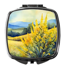 Load image into Gallery viewer, Kentucky Goldenrod in Watercolor Compact Mirror