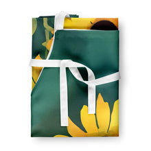 Load image into Gallery viewer, Kentucky Goldenrod in Watercolor Apron – Artist-Designed Kitchen, BBQ &amp; Craft Apron