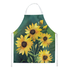 Load image into Gallery viewer, Kentucky Goldenrod in Watercolor Apron – Artist-Designed Kitchen, BBQ &amp; Craft Apron