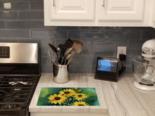 Load image into Gallery viewer, Kentucky Goldenrod in Watercolor Glass Cutting Boards – Durable, Decorative Kitchen Art Large