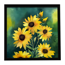 Load image into Gallery viewer, Kentucky Goldenrod in Watercolor Framed Metal Print