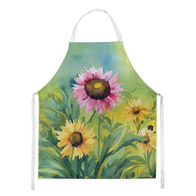 Load image into Gallery viewer, Kentucky Goldenrod in Watercolor Apron – Artist-Designed Kitchen, BBQ &amp; Craft Apron