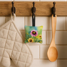 Load image into Gallery viewer, Kentucky Goldenrod in Watercolor Hanging Square Fabric Ornament 3.5 × 3.5