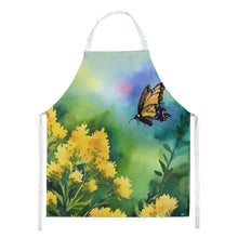 Load image into Gallery viewer, Kentucky Goldenrod in Watercolor Apron – Artist-Designed Kitchen, BBQ &amp; Craft Apron