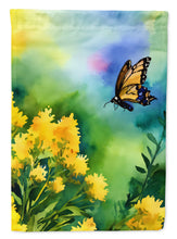 Load image into Gallery viewer, Kentucky Goldenrod in Watercolor House Flag